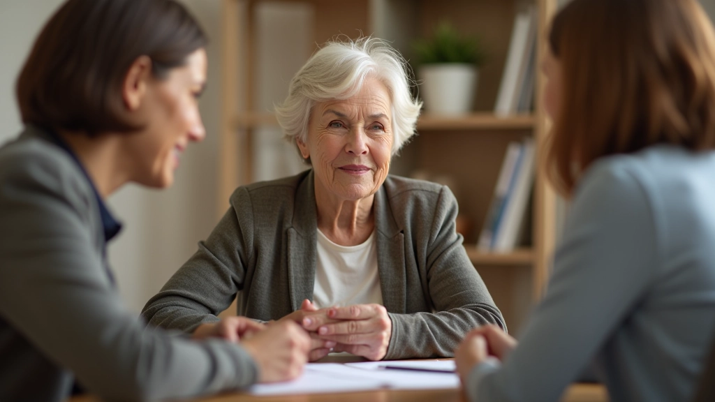 Consultation pour l'aide aux parents âgés